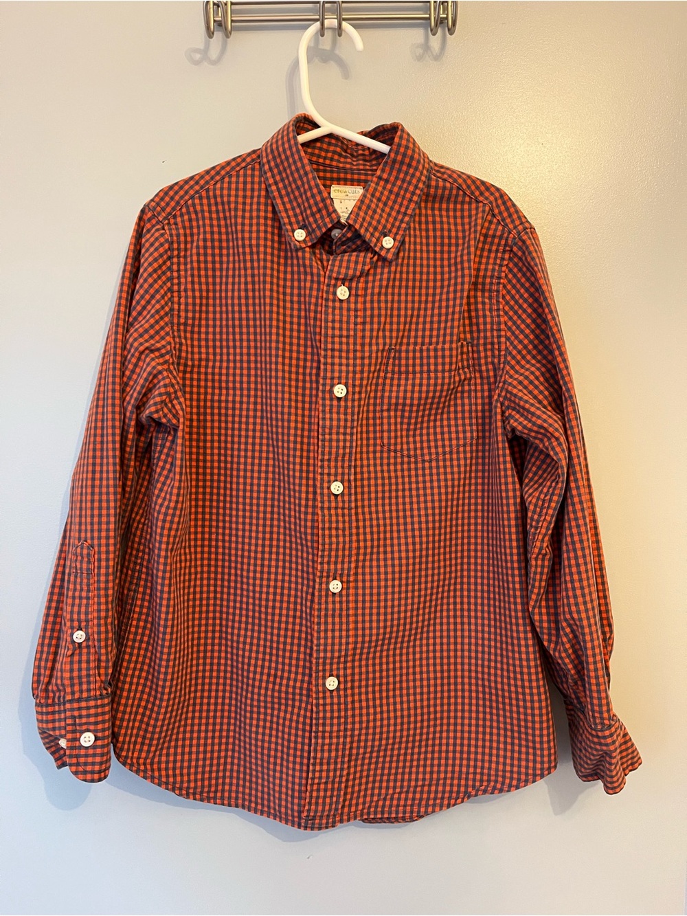 Crewcuts Boy’s Red & Blue Gingham Button Down